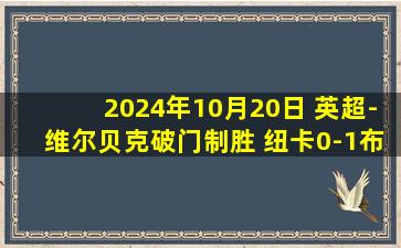 2024年10月20日 英超-维尔贝克破门制胜 纽卡0-1布莱顿